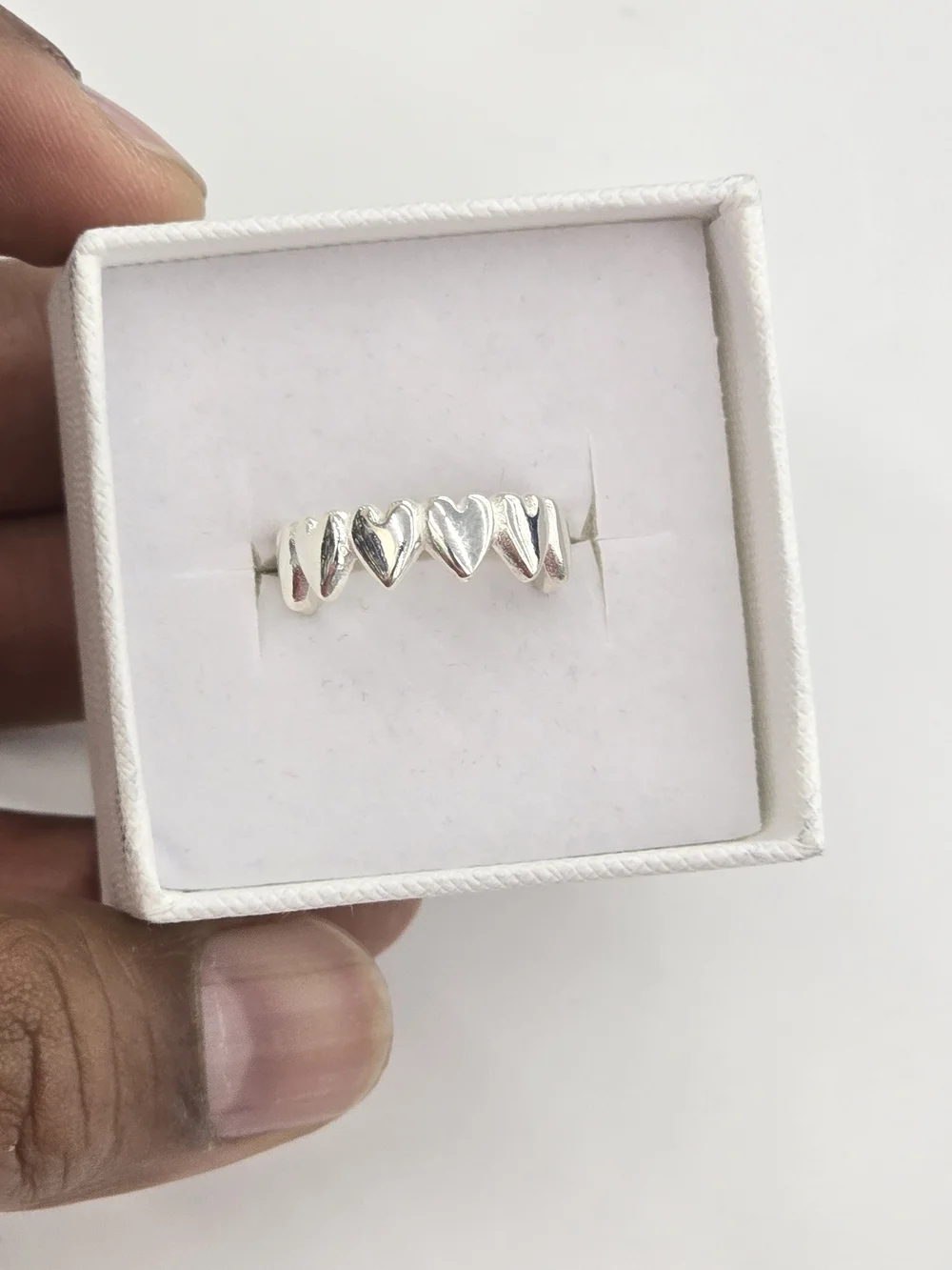 925 Sterling Silver Heart Ring For Women